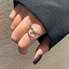 Tide, fashionable line small design ring, simple and elegant design, internet celebrity, on index finger