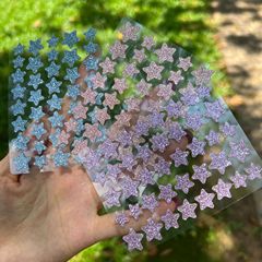 闪粉星星祛痘贴彩色可爱星星痘痘贴隔离遮瑕吸脓水胶体痘痘贴