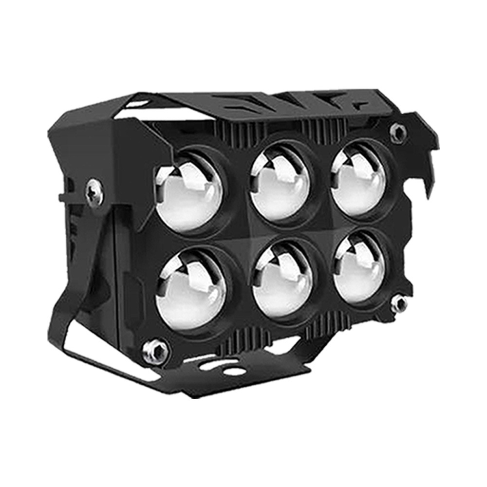 Transfronterizo de alta potencia lente de alta brillantez motocicleta foco LED vehículo eléctrico auxiliar luz de batería coche luz de alta brillantez