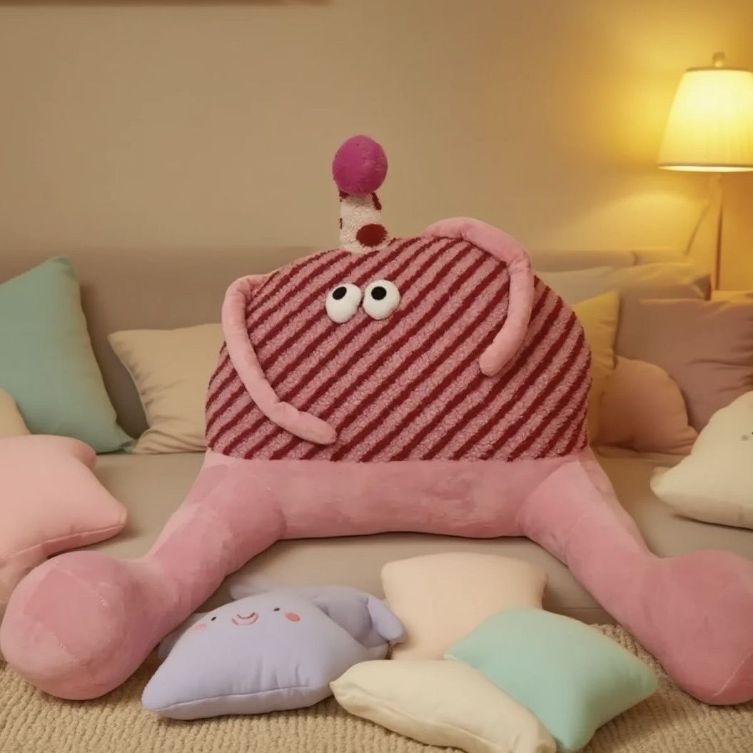 Dopamine Bigfoot Monster Car Headrest Comfortable Lumbar Support Office Lumbar Support Home Sofa Headrest Lumbar Support Cute