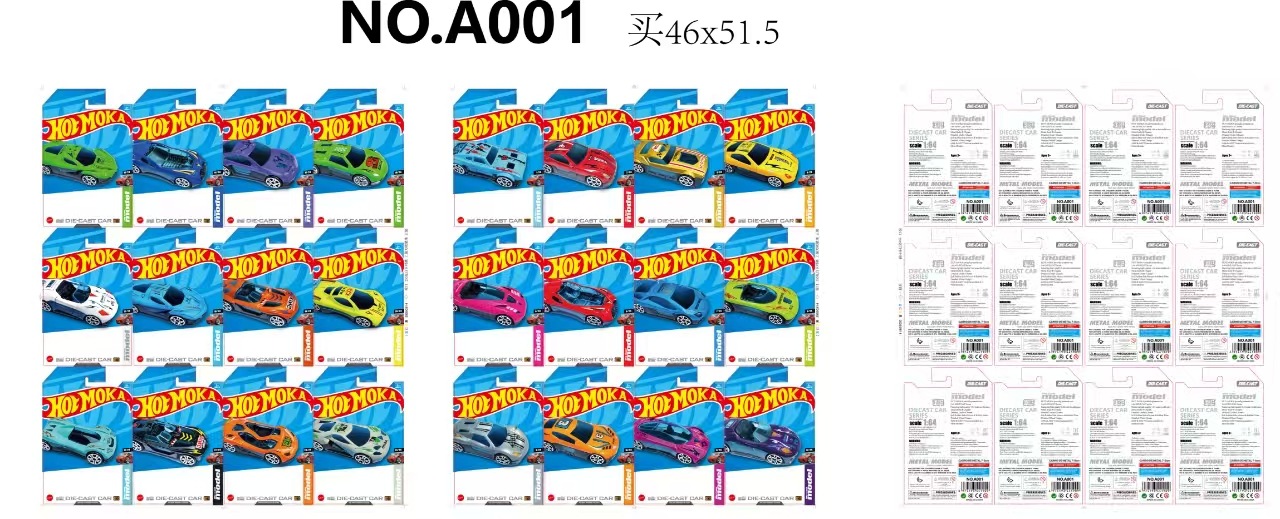 (A001) 24 modelos mezclados