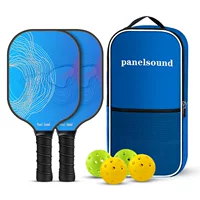 Набор ракеток для пиклбола Paisheng Electronics Panelsound из стекловолокна поддерживает индивидуальные ракетки для пиклбола.