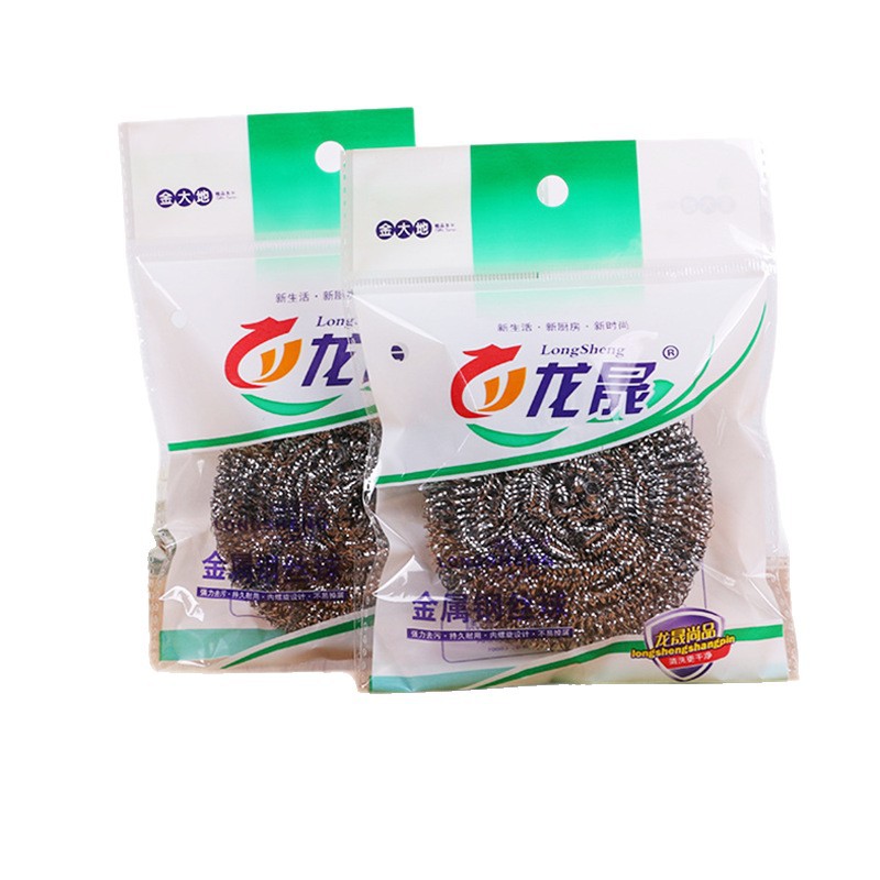 Bolas de acero de acero inoxidable de tamaño grande, bolas de limpieza doméstica, cocina, lavavajillas, cepillo de limpieza sin escoria