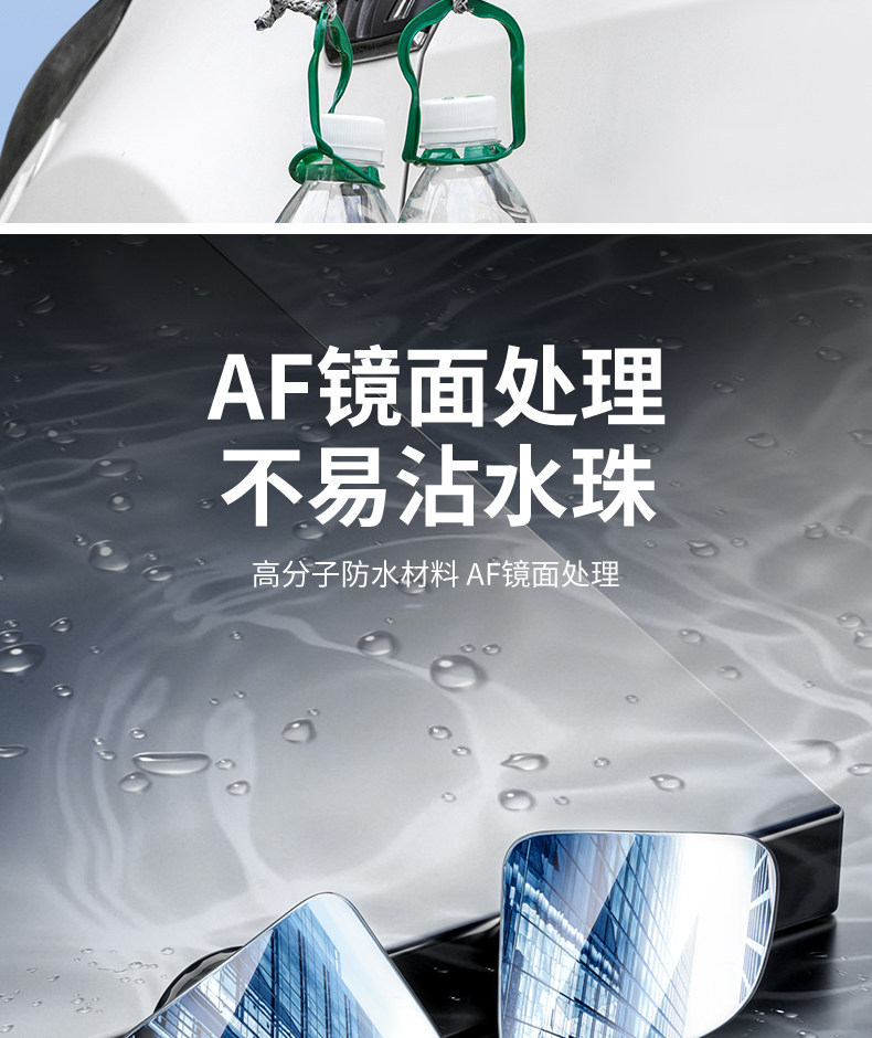 Car Rearview Mirror Small Round Mirror Blind Spot Reversing Ultra-Clear Auxiliary Reflective Mirror 360-Degree Panoramic Wide-Angle Suction Cup Type