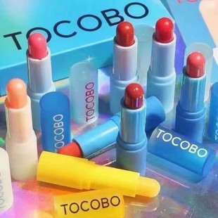 South Korea's Tocobo Colored Lip Balm Moisturizing and Moisturizing Lip Lines to Improve Color and Moisturizing Vegetarian Lipstick Can Be Photographed