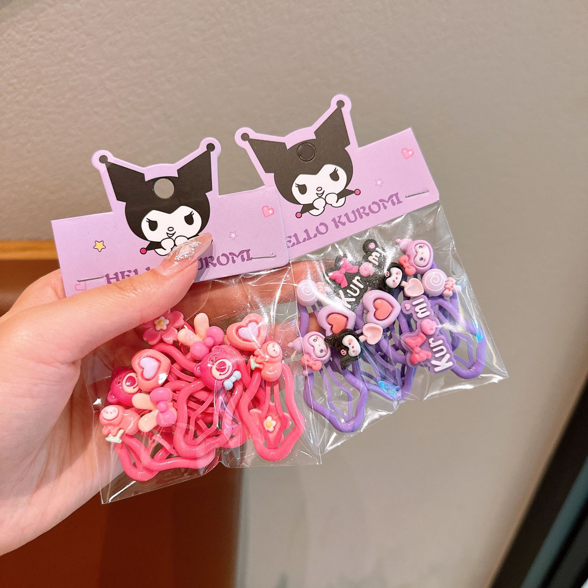 Pinza para el cabello de nubes para niños accesorios para el cabello lindo Sanrio Niña Culomi Clip Niña Bebé Strawberry Bear Horquilla rota