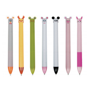 penx帶耳朵面具可愛眼神2色筆二色圓珠筆2色圓珠筆兩色筆