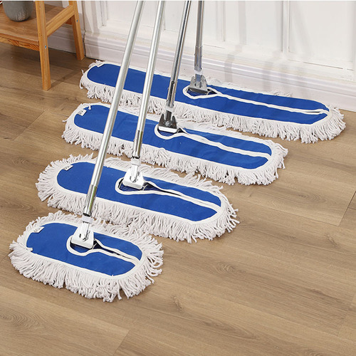 Wholesale mop flat mop dust push wide head floor mop flat cotton thread twist water mop free hand wash commercial large line mop