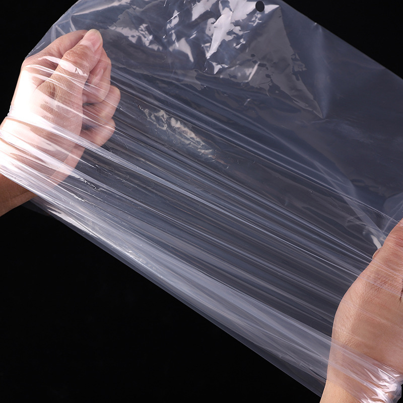 Bolsas Autoadhesivas con Etiquetas de Advertencia Transfronterizas Preimpresas, Bolsas Autoadhesivas de Plástico PE, Bolsas Autoadhesivas Transparentes, Bolsas para Empacar Ropa