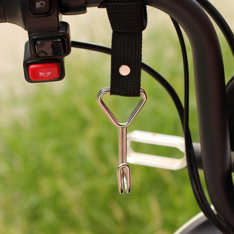 Nuevo gancho de coche eléctrico gancho de bicicleta multifuncional para llevar instalación gratuita casco de motocicleta gancho de cochecito