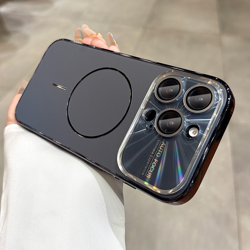 适用苹果大视窗iphone17promax手机壳带镜头膜17磁吸细圈全包硬壳|undefined