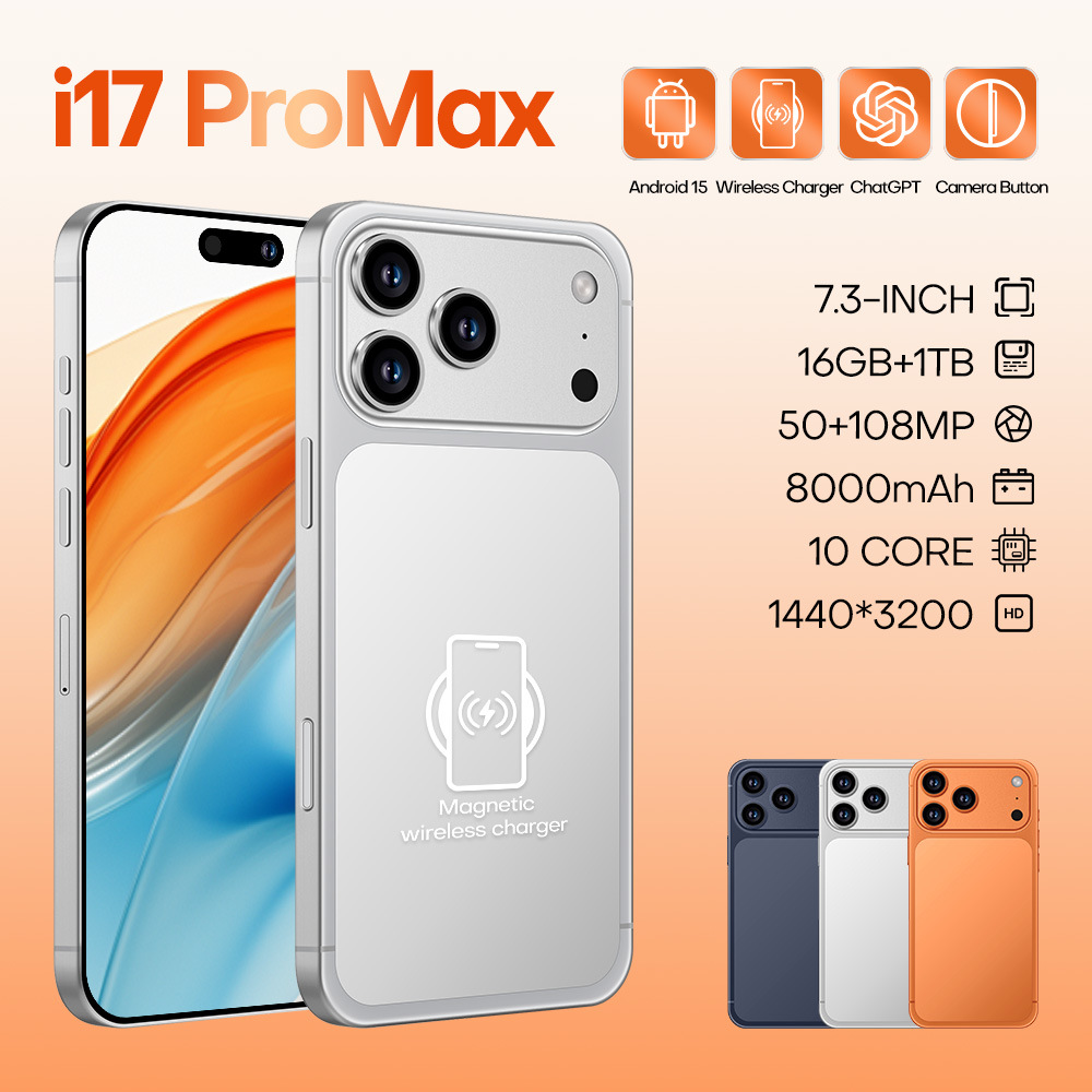 Nuevo teléfono inteligente transfronterizo i17 ProMax 16 + 1T teléfono inteligente 5G fuente de fabricación al por mayor puede ser vendido image 5
