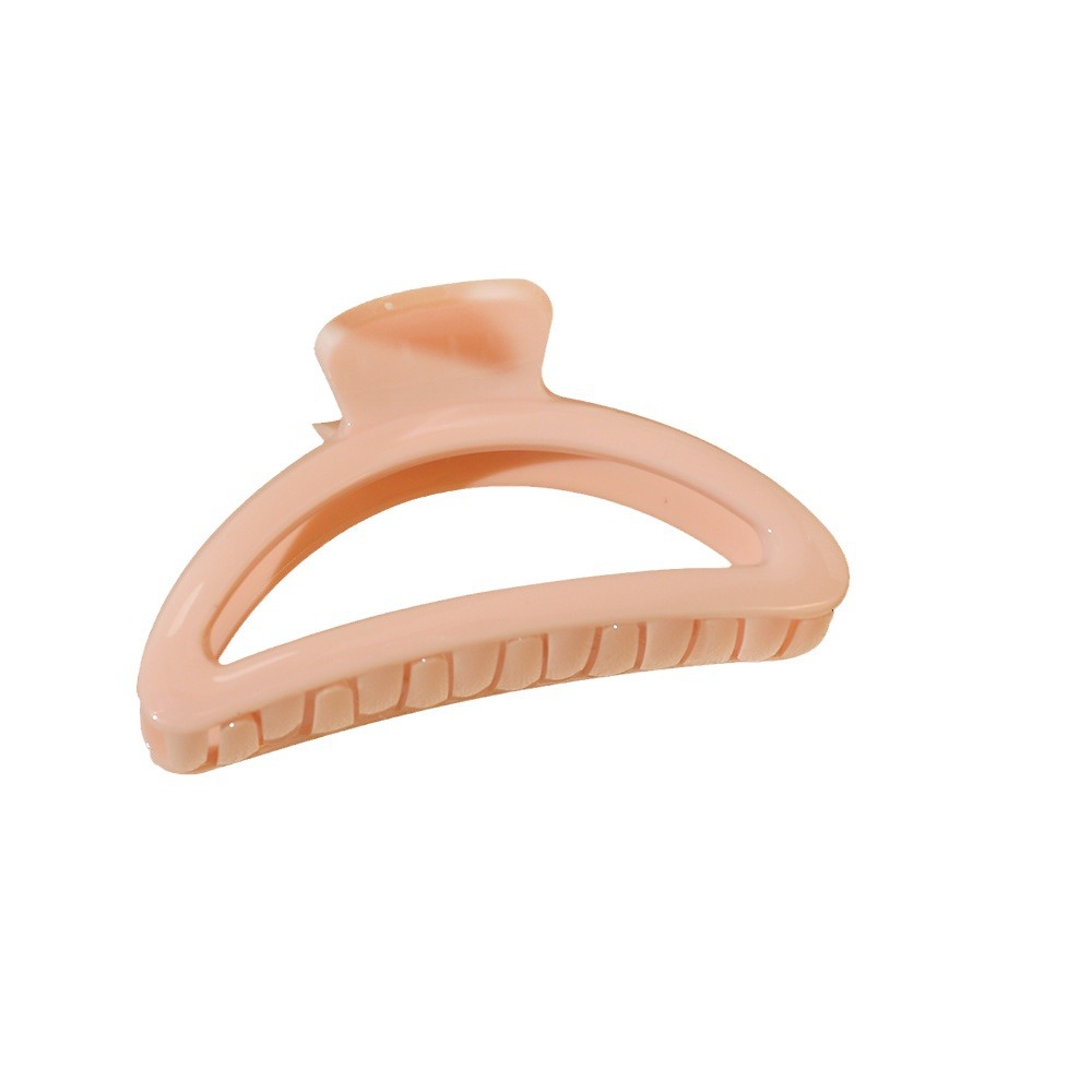 Pinza para el cabello, temperamento femenino, clip de agarre de cara brillante, sentido mediano de alto nivel, parte posterior de la cabeza, clip de tiburón, pequeño volumen de cabello, tocado