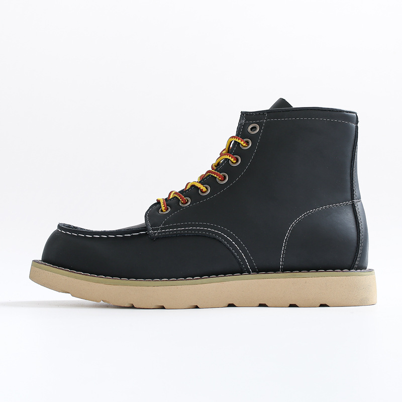 A black soft leather