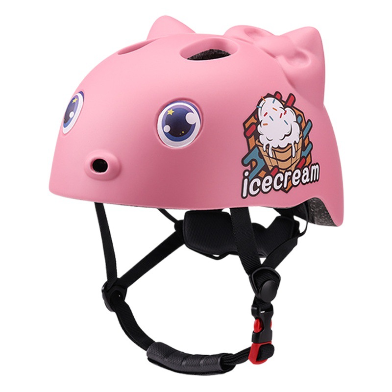 Nuevo casco de bicicleta de dibujos animados para niños casco de patinaje sobre ruedas casco de seguridad para skate casco de equilibrio para niños casco