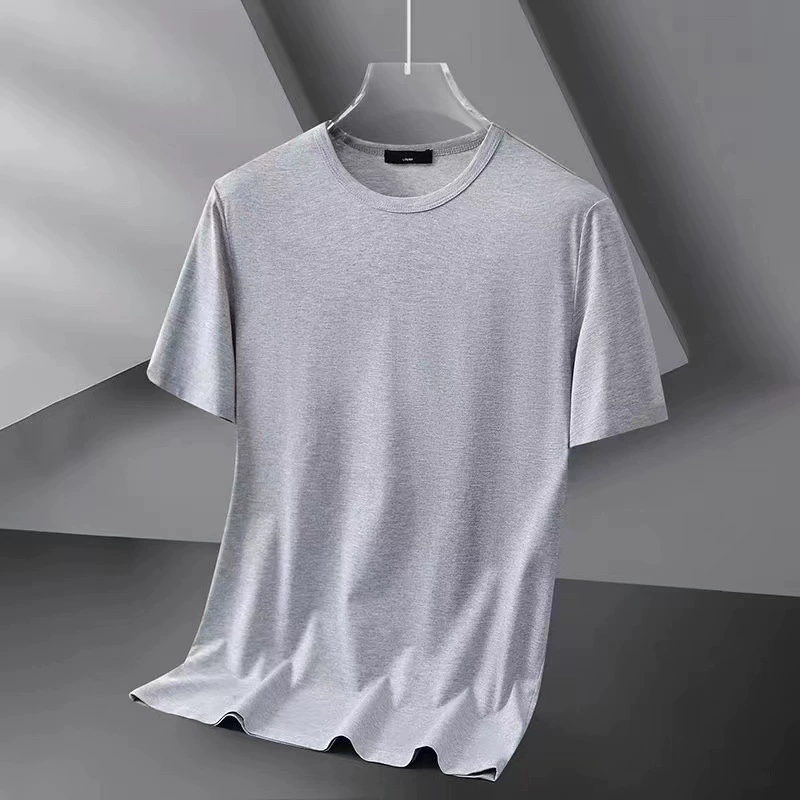Футболка с коротким рукавом унисекс, однотонная, летняя, посадка casual, размеры M–5XL