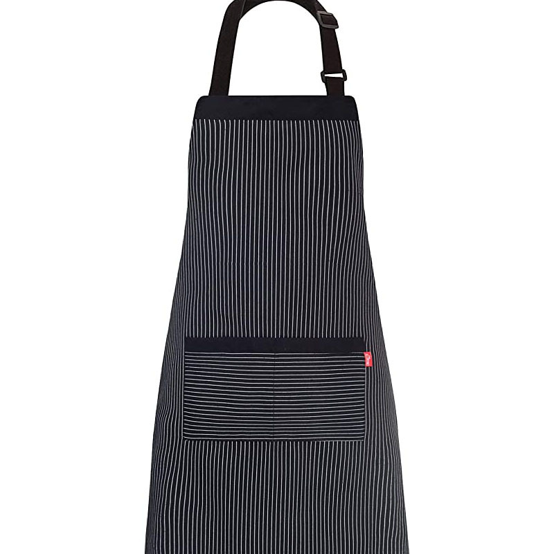 Amazon publicidad halter delantal logotipo personalizado cafetería artista floral restaurante ropa de trabajo cocina hogar delantal