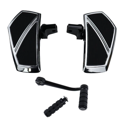 Motorcycle pedals Dreamer Founding Edition Modified - electroplating-front-pedal-black-gear-lever