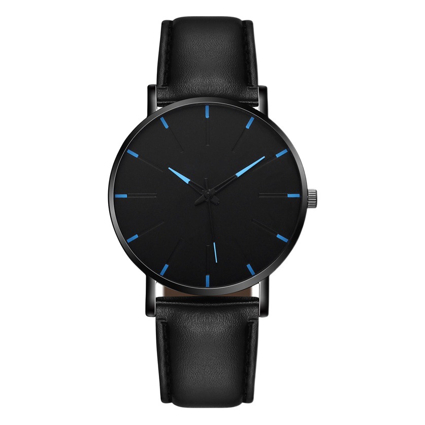 En stock comercio exterior nuevos hombres cinturón fino reloj de cuarzo reloj directo de fábrica al por mayor reloj hombres