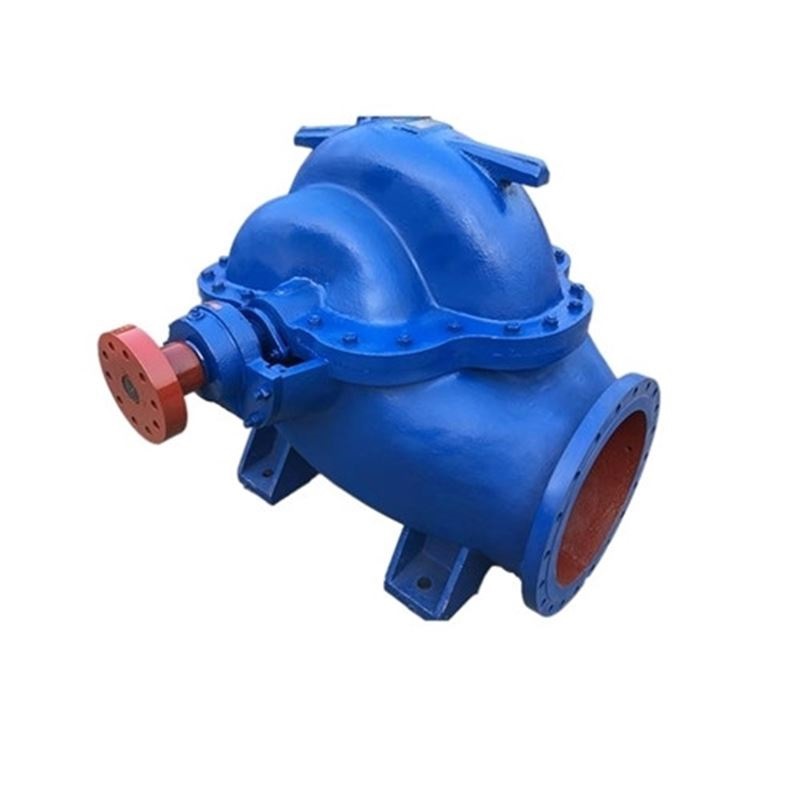 Bomba centrífuga horizontal presurizada S / SH de doble succión de gran flujo para riego de aguas residuales de tierras agrícolas