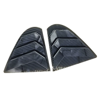Suitable for Mitsubishi Wingshen 09-16 Rear Triangular Window Blinds Modified to Decorate Outer Car Mustang Style Window Decoration (Şüşə kənarı xromları/moldingləri) - wing-god-09-16-carbon-fiber-texture-a-pair