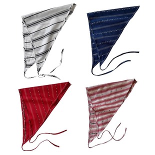 Spring and Summer Red Triangle Taped Hair Women's Korean-type Taped Taped Taped Taped Taped Taped Taped Taped Scarf
