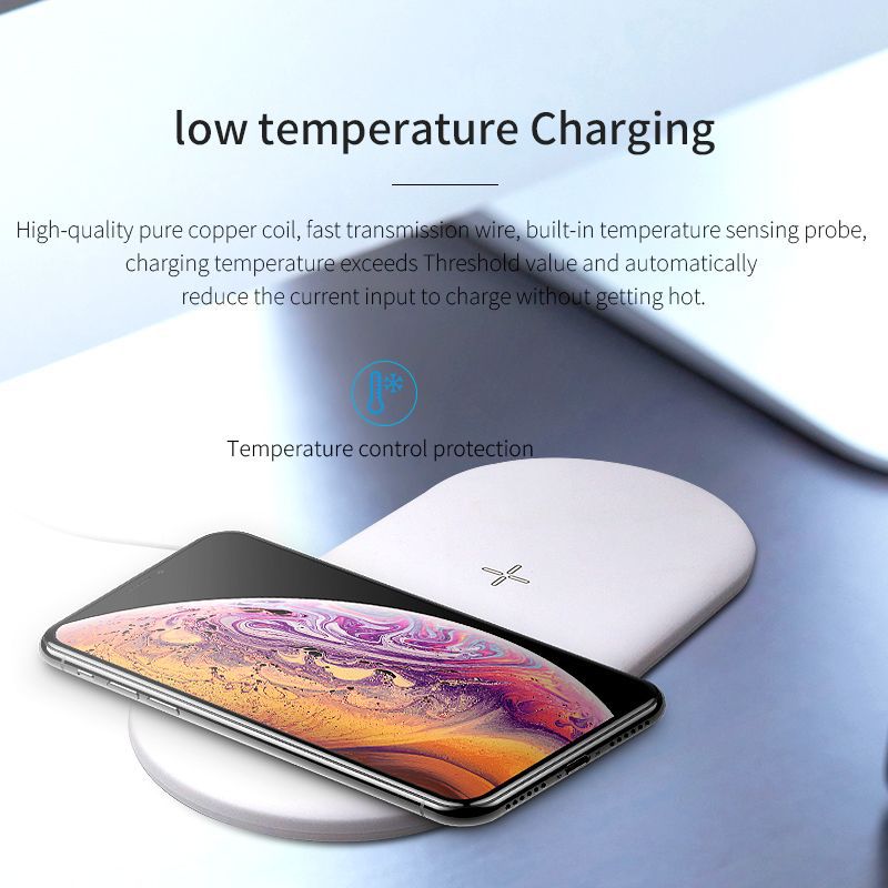 Mobile Phone Wireless Charger Is Suitable For Huawei Apple Mobile Phone Wireless Fast Charging