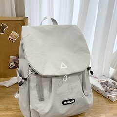 新しいトラベルバックパック、小型韓国風イン軽量巾着スクールバッグ、女子大学生通勤用コンピューターバックパック