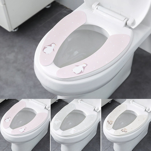 Household toilet seat all-season stick-on toilet seat waterproof toilet sticker manufacturer wholesale can be shipped on behalf of