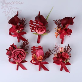 婚礼胸花;饰品配件;手腕花