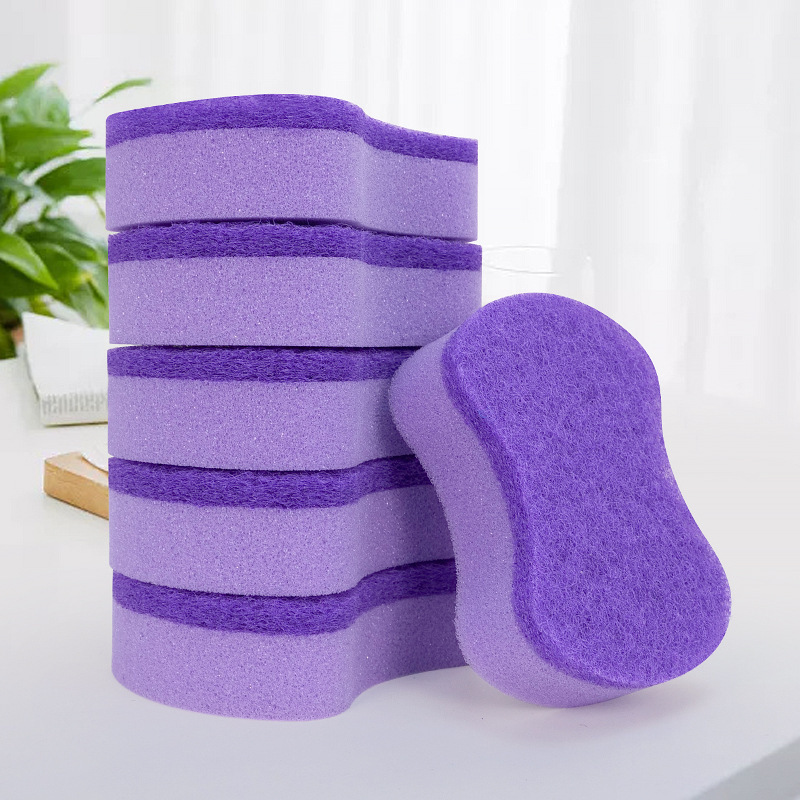 Cross-Border Colorful Figure-Eight Sponge for Kitchen Cleaning, Dishwashing Sponge Block, Household Dishcloth, Scouring Pad Manufacturer
