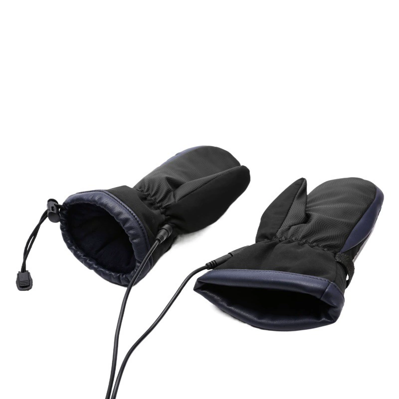 Перезаряжаемые перчатки с подогревом 2026: двусторонний USB-нагрев, электрические варежки для зимнего тепла, для катания на лыжах и коньках.