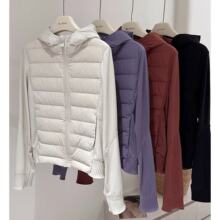 区别市场货 Lu家down轻薄压胶羽绒服90鹅绒保暖瑜伽外套女Y1219E
