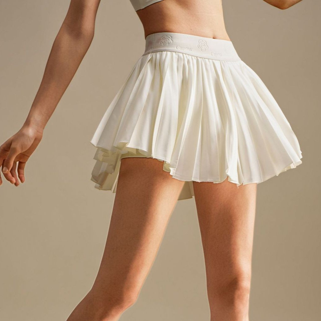 Pickleball Pleated Tennis Skirt Summer Golf Sports Short Skirt with Shorts Running Pickleball Skirt Padel