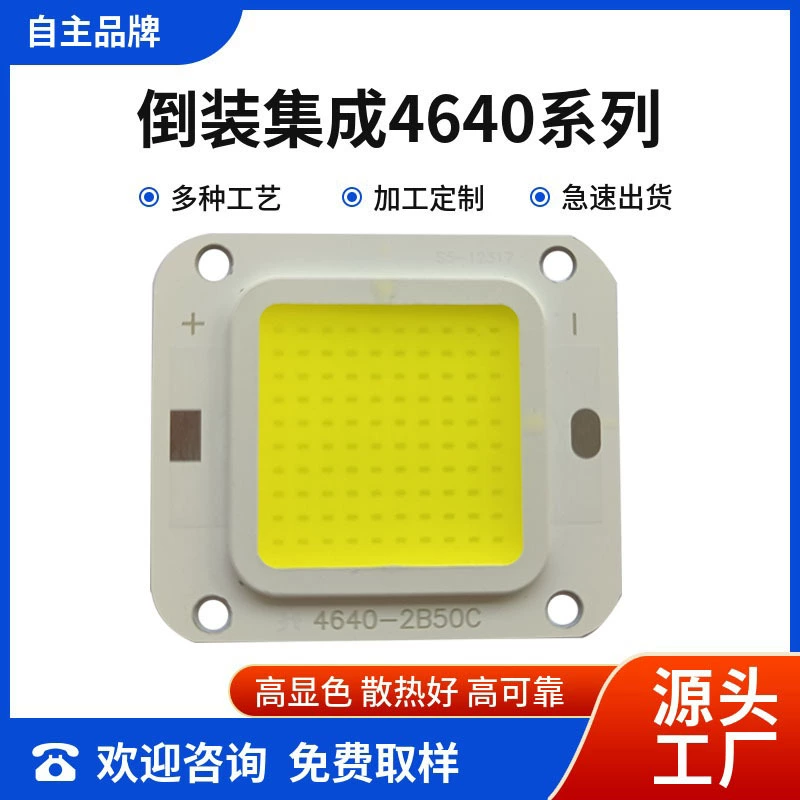 COB LED light source (Plum) 4640‑2B50C, 50W integrated module, 3000K/6500K