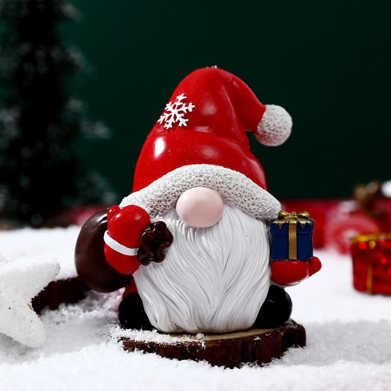 クリスマスのサンタクロースは装飾シーンのアイデアを飾っています。|undefined