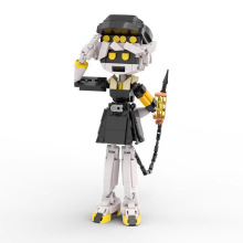 中国拼装积木创意系列无机杀手N机器人手办模型MOC兼容乐高玩具