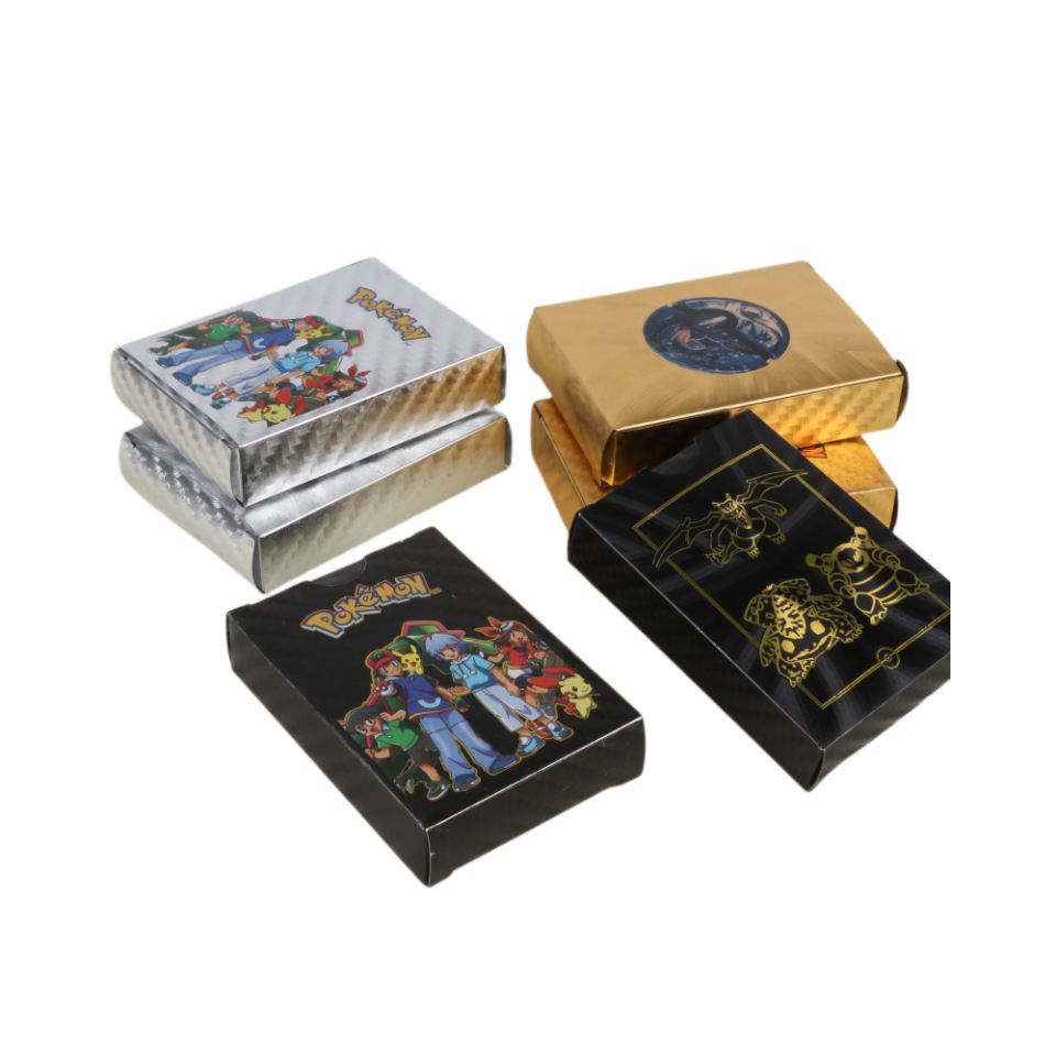 Tarjeta mágica de la hoja de oro del bebé Bao Ke Meng monstruo de bolsillo tarjeta de oro tarjeta de juego mascota elfo periférico