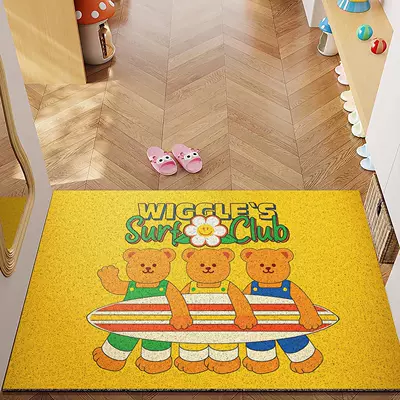 Avtomobil döşəmə paspasları — Easy-Care, Non-Slip Floor Mats, Dropshipping - three-bears-surfboard-4060cm-free-cutting