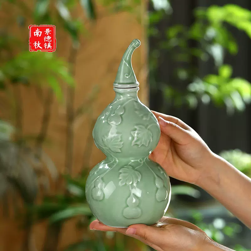 厂家批发家用密封酒壶生肖马葫芦陶瓷酒瓶一斤装存酒酒具陶瓷酒坛