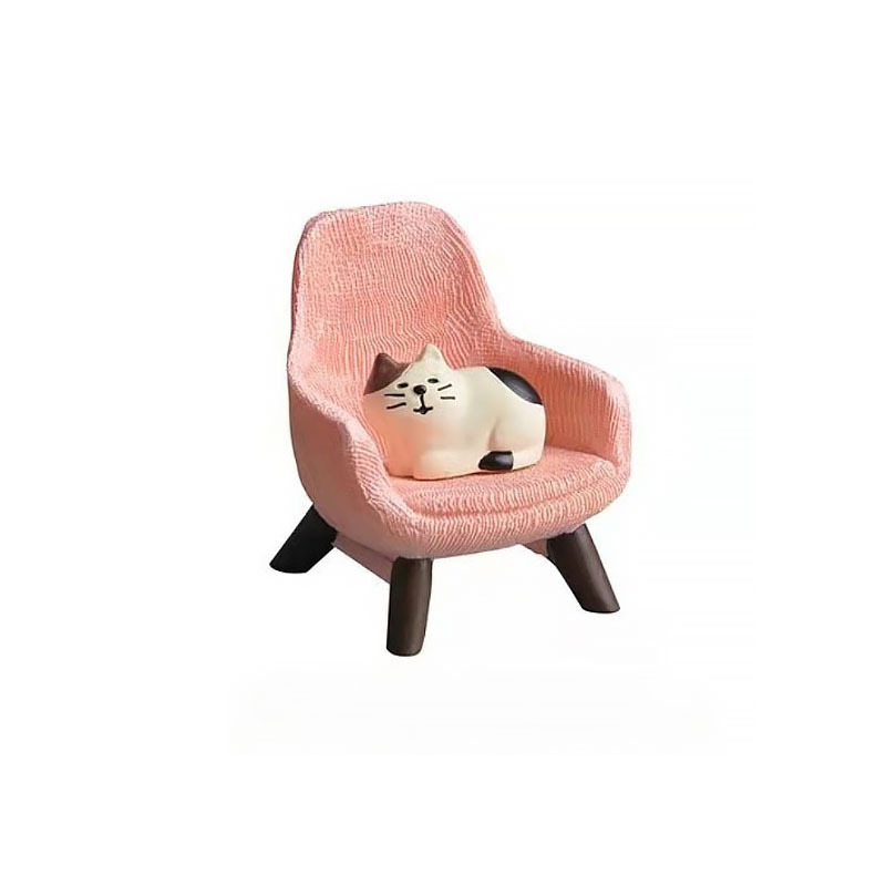 핑크 고양이 의자