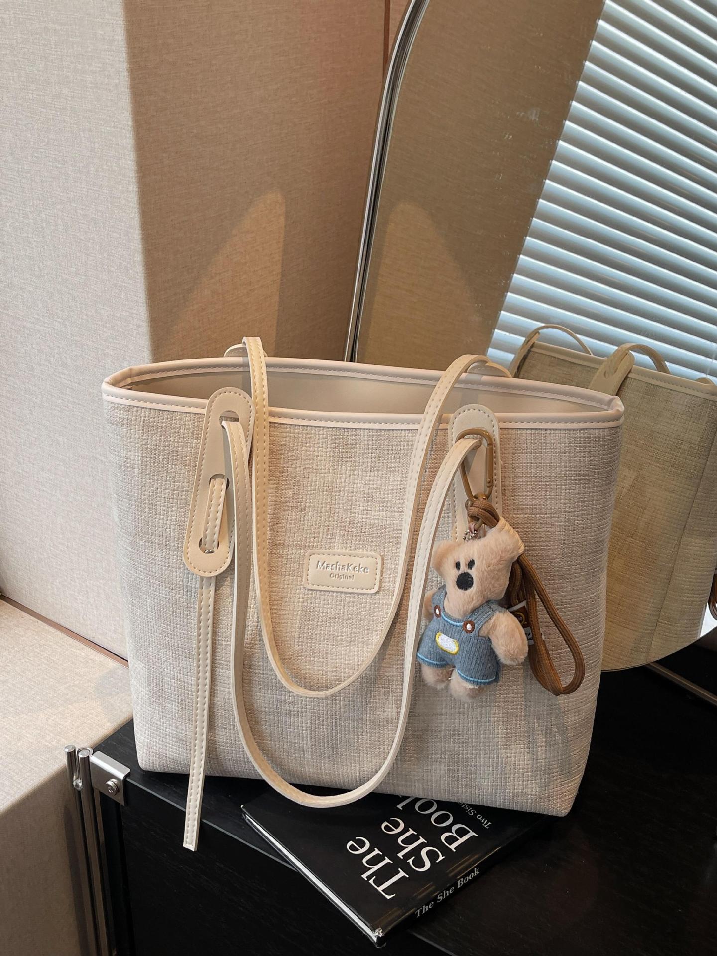Bolso de axila de trabajo de cercanías más vendido transfronterizo de gran capacidad 2025 nuevo bolso de hombro retro de todo fósforo Bolso Tote para mujer image 2