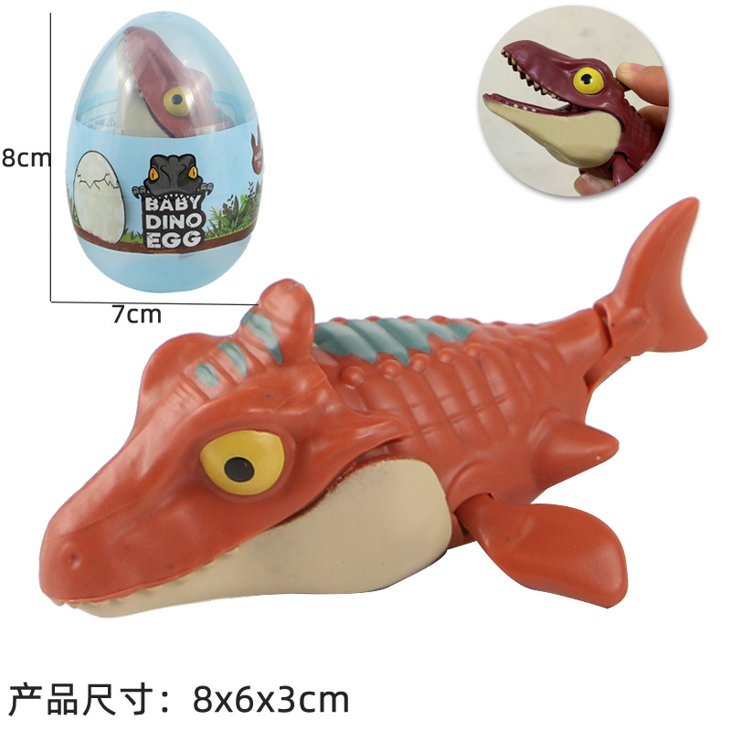 Transfronterizo nuevo dinosaurio morder dedos conjunto móvil tiranosaurio Paquete de huevo simulación modelo de dinosaurio juguete puesto de juguete
