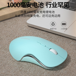 Bluetooth Wireless Mouse Mute Men and Women Cute Rechargeable Game Office Desktop
