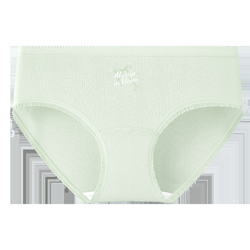 Bragas de clase A, entrepierna de algodón para niña 100% algodón, entrepierna antibacteriana, entrepierna larga, cintura media, calzoncillos transpirables para mujer