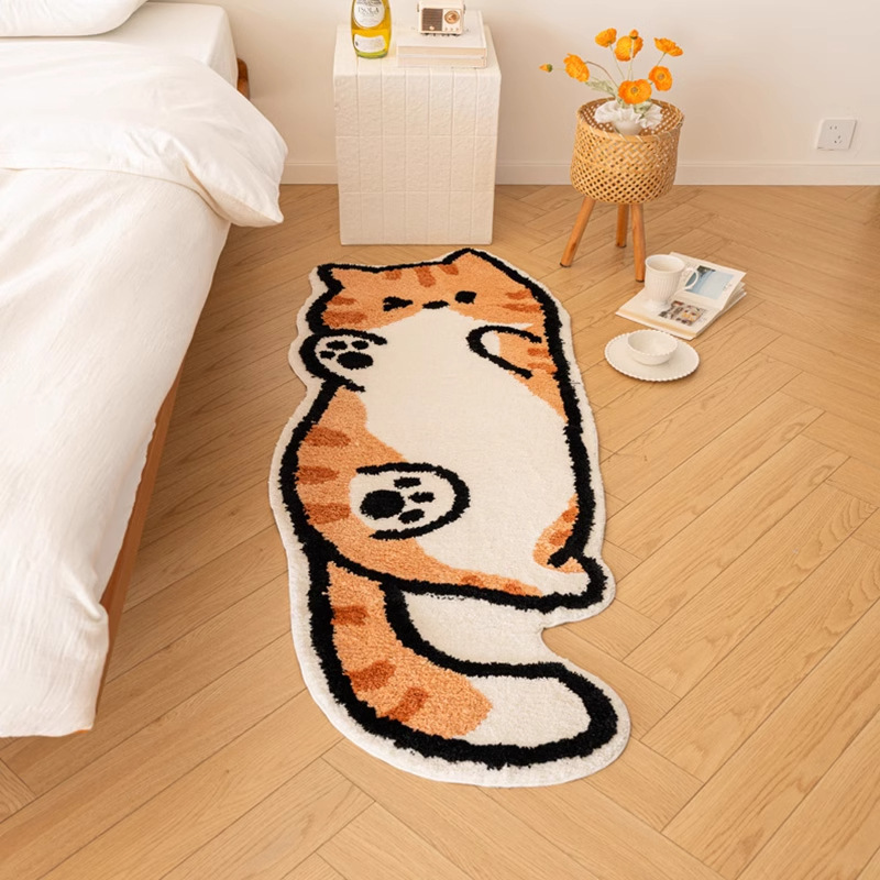 야옹 흰색 가장자리