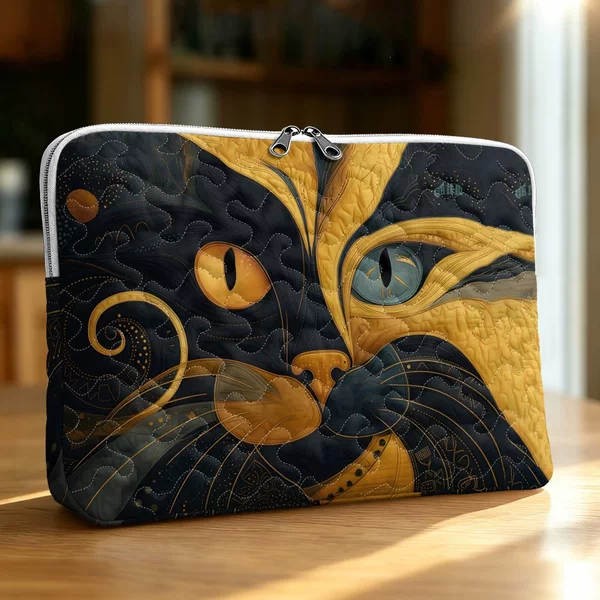 2026 Cross-Border Independent Station Amazon Fashion Quilted New Tablet Bag Digital Print Handbag G807