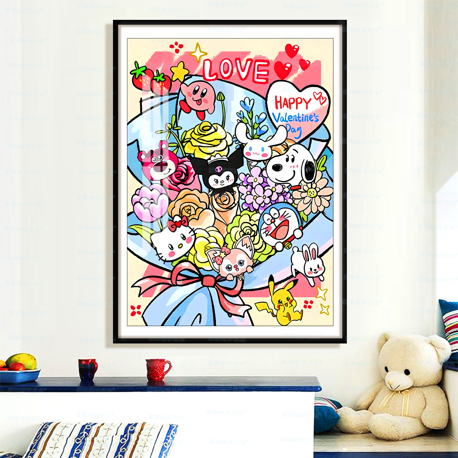 Mona Lisa Royal Cross Stitch Anime Colección de dibujos animados Nueva sala de estar moderna simple Bordado de hilo hecho a mano