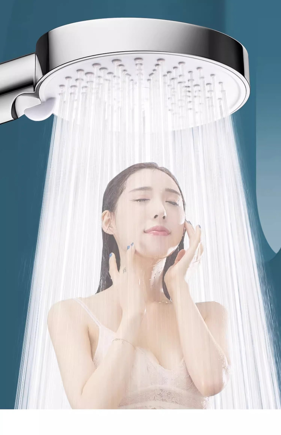 The new product has been upgraded with a six-speed pressurized filter showerhead, a shower head, and a pressurized nozzle for home bathing and soaking in the rain undefined