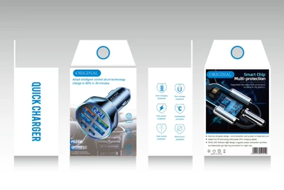 Super Fast Charging Car Charger – Mobil şarj cihazları - 4u2c-digital-display-super-fast-charging-color-box